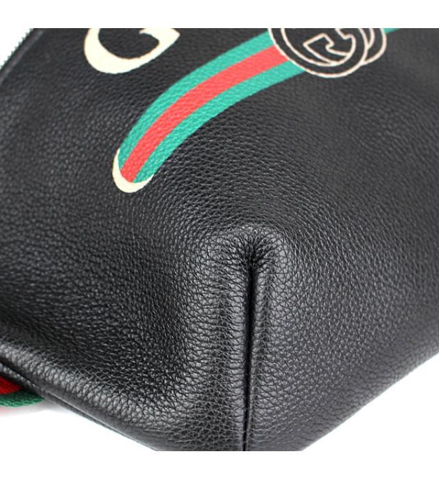 グッチ GUCCI ベルトバッグ ウエストバッグ メンズ グッチプリント 黒 530412GCCT8164