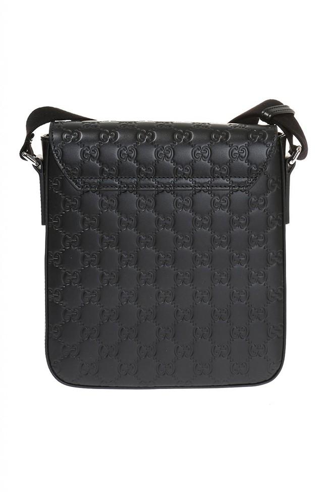 GUCCI グッチ  シグネチャー ショルダー バッグ GG 男性 メンズ ギフト プレゼント 473877CWCBN1000