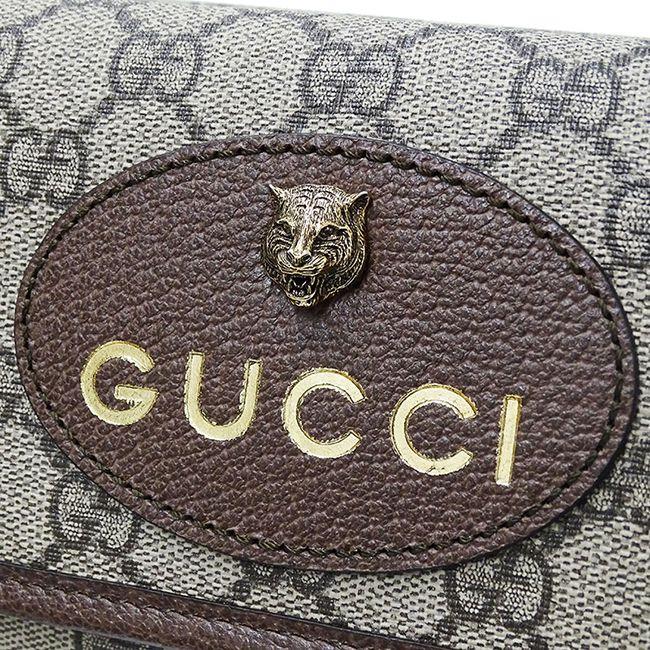 グッチ GUCCI GGスプリーム スモール メッセンジャーバッグ ショルダー シェリー ベージュ×エボニー 501050 9C2VT 8745