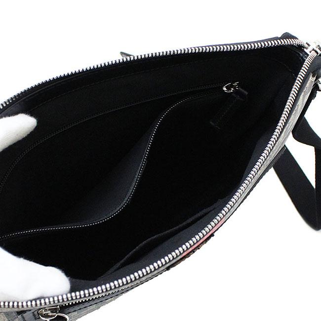 グッチ GGカレイド・ショルダーバッグ メッセンジャー ウェブ ビー  ブラック ベージュ レッド×カーキ系 471466