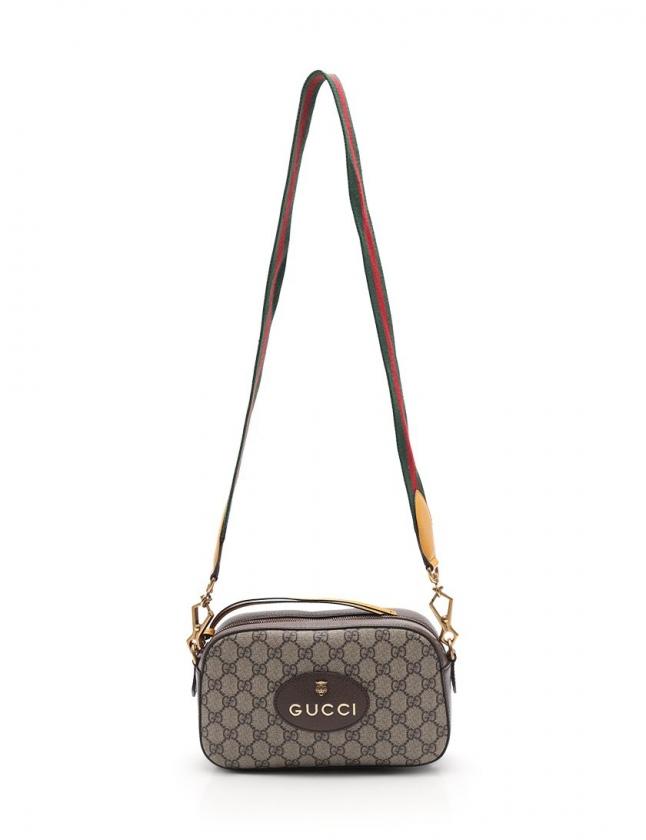 グッチ GG柄 シェリーライン タイガーモチーフ メッセンジャーバッグ ポシェット GGスプリーム×ウェブ bag-13425-811898