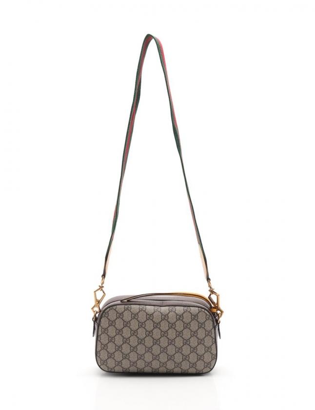 グッチ GG柄 シェリーライン タイガーモチーフ メッセンジャーバッグ ポシェット GGスプリーム×ウェブ bag-13425-811898