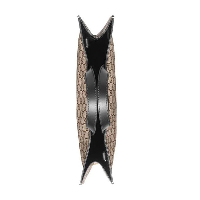 グッチ(Gucci) 456217 ユニセックス GGスプリーム,レザー トートバッグ ベージュ,ブラック 456217K5IAN1000