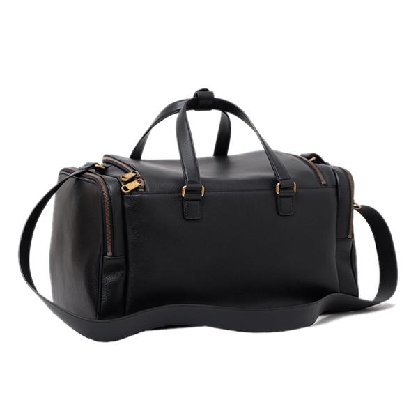 グッチ GUCCI ロゴ プリント レザー 2WAY ボストンバッグ トラベル ブラック [メンズ] 547838 0Y2AT 8163