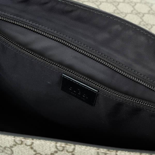 グッチ GUCCI GGスプリームキャンバス ショルダーバッグ メッセンジャー ベージュ×エボニー [メンズ] 475432 KHNGN 9692