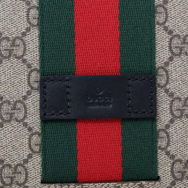 グッチ GUCCI GGスプリームキャンバス ショルダーバッグ メッセンジャー ベージュ×エボニー [メンズ] 475432 KHNGN 9692