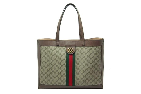 グッチ GUCCI オフィディア GG ワイド トート バッグ  茶ブラウン  メンズ レディース 547947 9IK3T 8745​