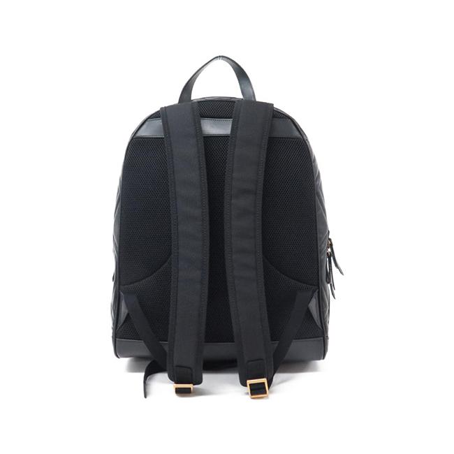 GUCCIグッチ リュックサック GGマーモントロゴ ブラックシェブロンキルティングレザー ナップサック ストラクチャードシェイプ 523405 DTDQT 1000