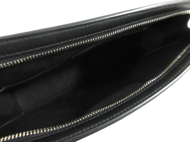 GUCCIグッチ セカンドバッグ  GG柄  黒×レッド PVC(塩化ビニール)×レザー 475316 KHN4C 1095​