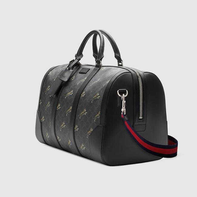 グッチGUCCI  GGスプリーム タイガー トラベルバッグ 2WAY ハンドバッグ 旅行カバン474131 G02AN 8992