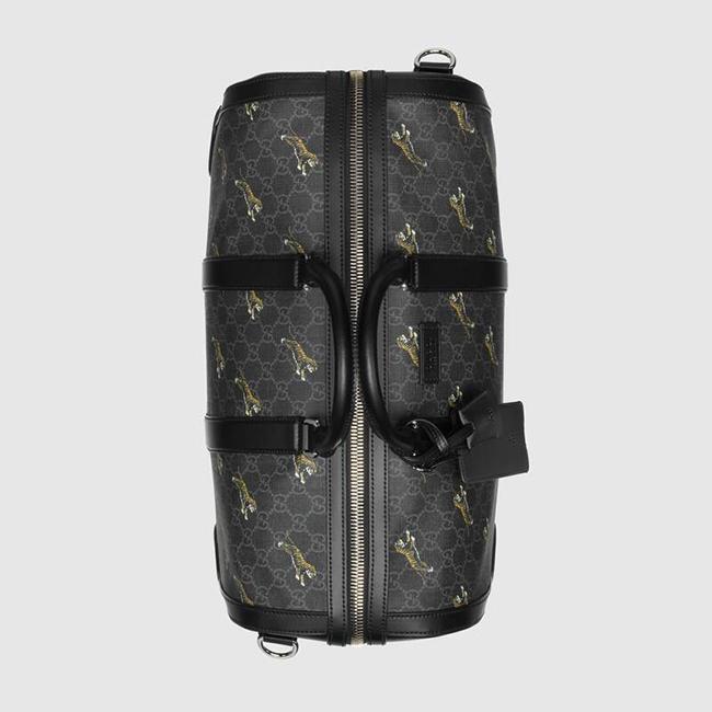 グッチGUCCI  GGスプリーム タイガー トラベルバッグ 2WAY ハンドバッグ 旅行カバン474131 G02AN 8992