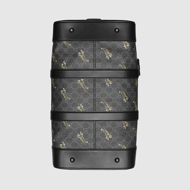 グッチGUCCI  GGスプリーム タイガー トラベルバッグ 2WAY ハンドバッグ 旅行カバン474131 G02AN 8992