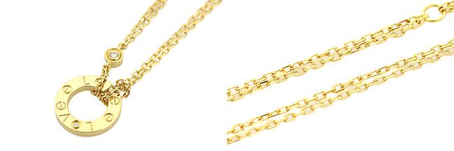 カルティエ ラブ サークル ダイヤ ブレスレット YG 18K  B6033198