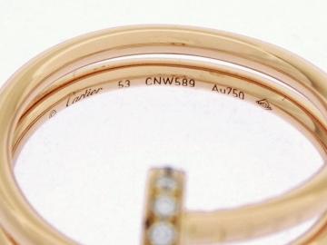 CARTIER カルティエ 　ジュストアンクル　ダイヤリング B4210853