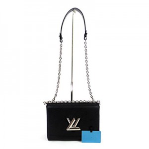 ルイヴィトン LV ツイストMM チェーンショルダーバッグ エピ ノワール ブラック M50282