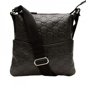 グッチ GUCCI 斜めがけショルダーバッグ メンズ/レディース ブラック グッチシマレザー 374416bnjbr1000 