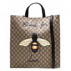 グッチ GUCCI トートバッグ/ショルダーバッグ ビープリント GGスプリーム BEE PRINT GG SUPREME ベージュ&ブラック  メンズ レディース 450950 K571T 8666​