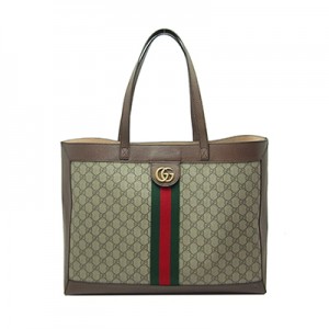グッチ GUCCI オフィディア GG ワイド トート バッグ  茶ブラウン  メンズ レディース 547947 9IK3T 8745​