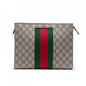 グッチ GUCCI クラッチバッグ NEW WEB TES.GGクラッチ  ベージュ／コンビ 475316KHN4N 9791​
