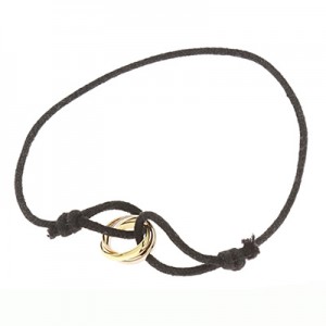 カルティエ トリニティ コード ブレスレット YG WG PG スリーカラー ゴールド 18K  B6016700