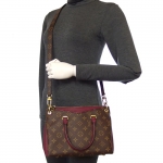 ルイヴィトン LOUIS VUITTON モノグラム パラスBB レザン ストラップ付 M42961