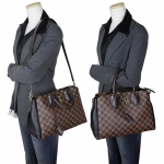 ルイヴィトン トートバッグ LOUIS VUITTON ダミエ ノワール ノルマンディー N41487  