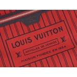 ルイヴィトン バッグ　LOUIS VUITTON　ヴィトン　ダミエ　LV　トートバッグ　ポーチ付き　ネヴァーフルMM　エベヌ　N41358