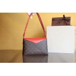 ルイ ヴィトン LOUIS VUITTON モノグラム サン ミシェル  ハンド ショルダー バッグ 赤 シルバー 金具 レディース M44031​
