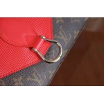 ルイ ヴィトン LOUIS VUITTON モノグラム サン ミシェル  ハンド ショルダー バッグ 赤 シルバー 金具 レディース M44031​