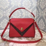 ルイヴィトンLOUISVUITTON　 ドゥブルV モノグラムキャンバス切替カーフレザー2WAYハンドバッグ M54624​