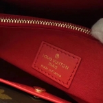 ルイヴィトンLOUISVUITTON　 ドゥブルV モノグラムキャンバス切替カーフレザー2WAYハンドバッグ M54624​
