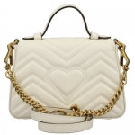 GUCCI グッチ ハンドバッグ レディース GGマーモント ホワイト 547260 DTDIT 9022