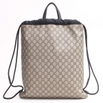 GUCCI グッチ GGスプリーム アングリーキャット バックパック リュックサック カーキベージュ ブラック 黒 マルチカラー 473872 204991