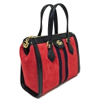 グッチ GUCCI オフィディア スエード パテントレザー ウェブ 2WAY ハンドバッグ ショルダー レッド×ブラック [レディース] 547551 D6ZYB 8670