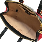 グッチ GUCCI オフィディア スエード パテントレザー ウェブ 2WAY ハンドバッグ ショルダー レッド×ブラック [レディース] 547551 D6ZYB 8670