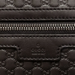 グッチ バッグ GG柄 メンズ セカンドバッグ GUCCI アウトレット  マイクログッチシマ レザー ダークブラウン 419775 BMJ1R 2044​
