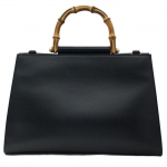 GUCCI グッチ  ミディアムレザートップハンドル 2wayハンドバッグ ショルダー バンブー453764