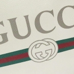 グッチ ショルダーバッグ メンズ  GUCCI ハーフムーン ホーボーバッグ レザー ホワイト 523588 0GCAT 8820​