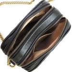 グッチ ショルダーバッグ  GUCCI ポシェット GG MARMONT/GGマーモント キルティング レザー ブラック 550155 0OLFT 1000​