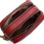 グッチ GUCCI GG MARMONT 2.0 GGマーモント2.0 斜め掛け ショルダーバッグ  レッド系 レディース 550155 0OLFT 6438​