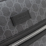 グッチ メッセンジャーバッグ GUCCI  GGスプリーム キャンバス ショルダーバッグ ブラック 474137 K5RLN 1095​