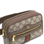 グッチ GUCCI ベルトバッグ/ウエストバッグ GGスプリーム/GG SUPREME ベージュ&エボニー&ブラウン  メンズ レディース  517076 96I3B 8745​