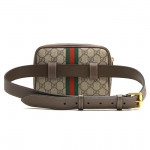 グッチ GUCCI ベルトバッグ/ウエストバッグ GGスプリーム/GG SUPREME ベージュ&エボニー&ブラウン  メンズ レディース  517076 96I3B 8745​