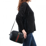 グッチ GUCCI ショルダーバッグ GGマーモント/GG MARMONT キルティング スモール/QUILTING SMALL ブラック&グリーン&レッド 541051 0YKMT 1060
