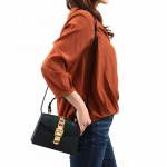 グッチ GUCCI ハンドバッグ/ショルダーバッグ シルヴィ/SYLVIE ブラック&グリーン&レッド  レディース 470270 D4ZAG 8015​