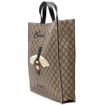 グッチ GUCCI トートバッグ/ショルダーバッグ ビープリント GGスプリーム BEE PRINT GG SUPREME ベージュ&ブラック  メンズ レディース 450950 K571T 8666​