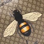 グッチ GUCCI トートバッグ/ショルダーバッグ ビープリント GGスプリーム BEE PRINT GG SUPREME ベージュ&ブラック  メンズ レディース 450950 K571T 8666​