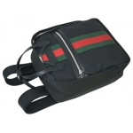 グッチ バッグ  GUCCI バックパック リュックサック パラナ ブラック ウェビング レッドxグリーン アウトレット 495558-1060​