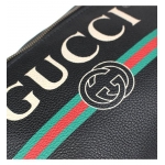 グッチ GUCCI ベルトバッグ ウエストバッグ メンズ グッチプリント 黒 530412GCCT8164
