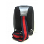 GUCCIグッチ ワンショルダーバッグ ソフト GGスプリーム ベルトバッグ  黒×ダークグレー レザー 478325 K9RRN 1095​